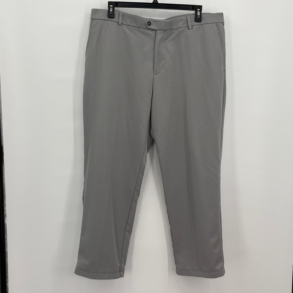 IZOD Golf Mens Classic Fit Gray‎ Performance Pants 40x30 497870
